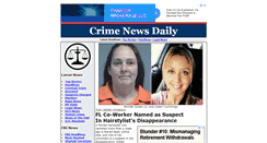 Desktop Screenshot of crimedaily.com