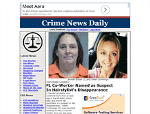 Tablet Screenshot of crimedaily.com